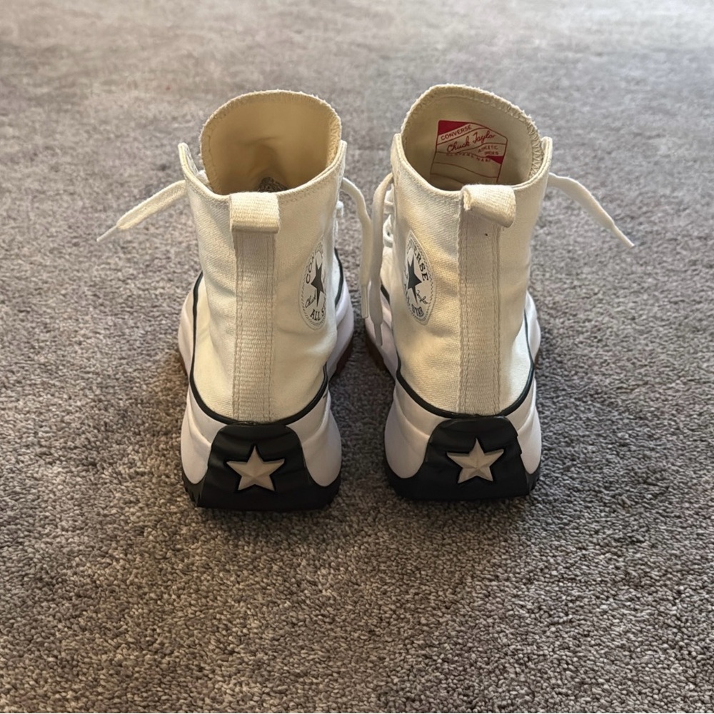 Converse Women's Off-White Run Star Hike Canvas - Picture 4 of 4
